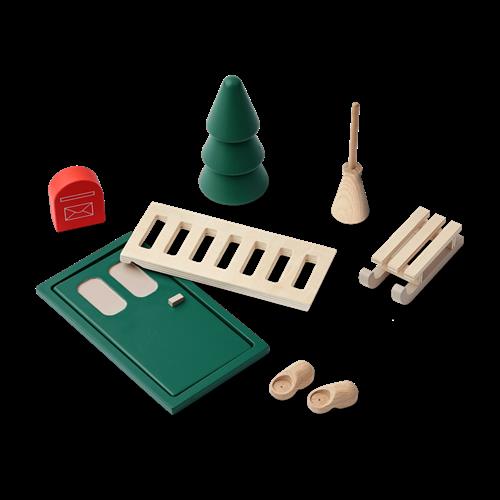 Liewood Lena Elverdør Garden Green Multi Mix  Garden Green Multi Mix-OS  Grøn  One Size  Drenge, Piger
