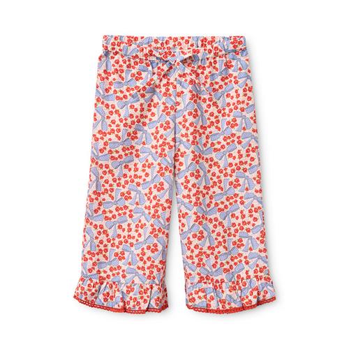 Flöss Debbie Bukser Ditsy Floral  Ditsy Floral 110 cm  Rød  110 cm  Piger