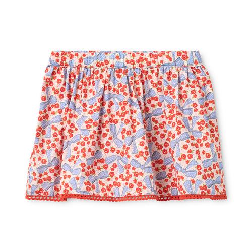 Flöss Debbie Nederdel Ditsy Floral  Ditsy Floral 128 cm  Rød  128 cm  Piger