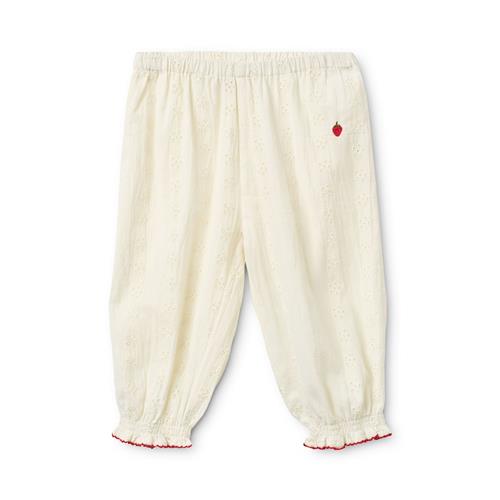 Flöss Claire Bukser Ivory White  Ivory White 116 cm  Hvid  116 cm  Piger