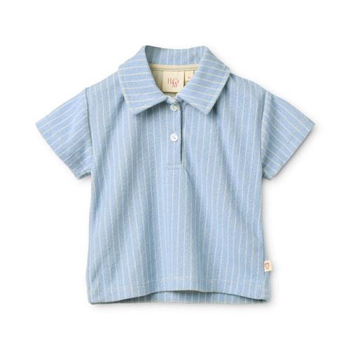Flöss Nohr Skjorte Bright Blue Stripe  Bright Blue Stripe 110 cm  Blå  110 cm  Drenge
