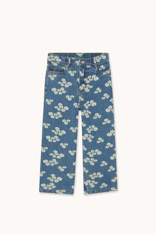 Tinycottons Blossoms Jeans Medium Wash Denim  Medium Wash Denim 10 Y  Blå  10 år  Piger