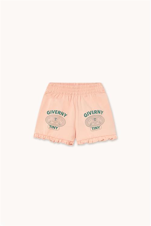 Tinycottons Giverny Graphic Shorts Med Smock Wild Rose  Wild Rose 8 Y  Lyserød  8 år  Piger