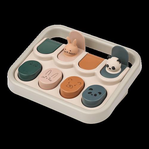 Liewood Aviva Pop-up Legetøj Sandy Multi Mix  Sandy Multi Mix-One Size  Creme  One Size  Drenge, Piger