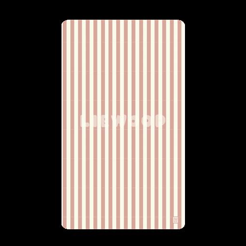 Liewood Summer Strandhåndklæde Coral Blush / Creme De La Creme Stripe  Coral Blush / Creme De La Creme Stripe-One Size  Creme  One Size  Drenge, Piger