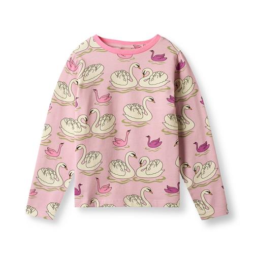 Småfolk Gala Langærmet Top Blush Cream  Blush Cream 3-4 Y  Lyserød  3-4 år  Piger