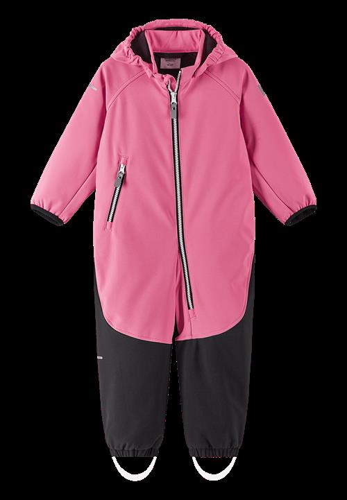 Reima Mjosa Softshell Heldragt Soft Coral  Soft Coral-86 cm  Lyserød  86 cm  Piger