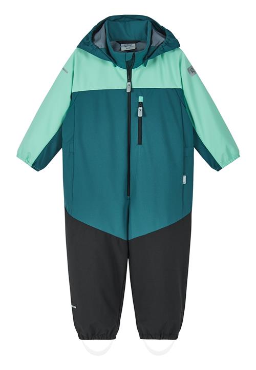 Reima Alkava Softshell Heldragt Dark Teal  Dark Teal-74 cm  Blå  74 cm  Drenge, Piger