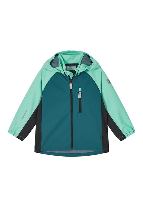 Reima Temppu Softshell Jakke Dark Teal  Dark Teal-104 cm  Blå  104 cm  Drenge, Piger