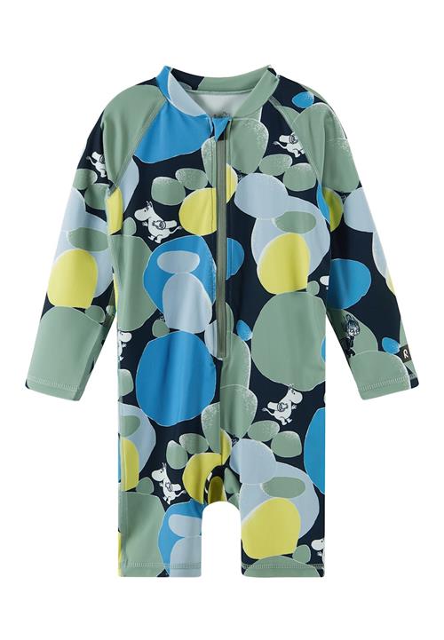 Reima Moomin Sandig Solsikker Heldragt Stone Green  Stone Green-92 cm  Grøn  92 cm  Drenge, Piger