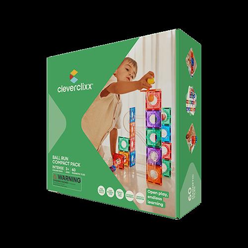 Cleverclixx Cleverclixx - Compact Pack Ball Run 60 Stykker Multi  Multi-Onesize  Grøn  One Size 3+ Years Drenge, Piger