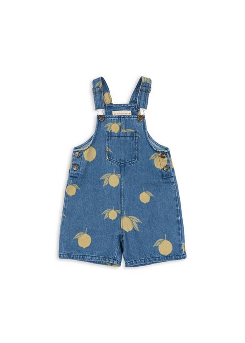 Konges Sløjd GOTS Magot Dungarees I Denim Lemon Denim  Lemon Denim 4 Y  Blå  4 år  Drenge
