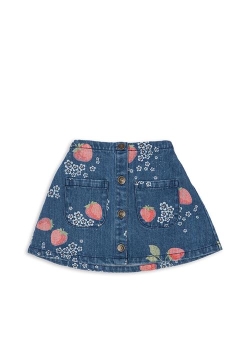 Konges Sløjd GOTS Magot Denim Nederdel Marmelade Sun  Marmelade Sun 3 Y  Blå  3 år  Piger