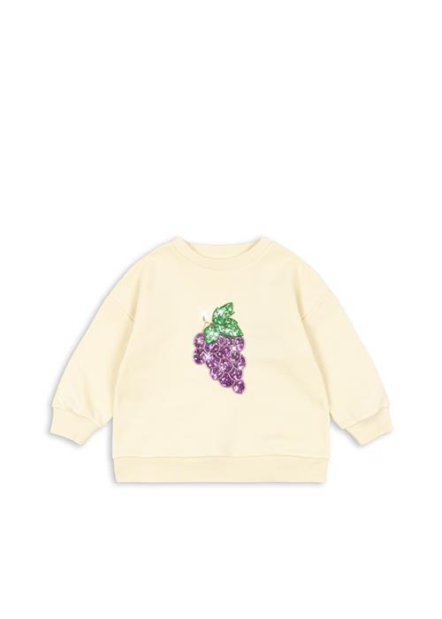 Konges Sløjd Lou Sweatshirt Med Pailletter Sea Mist  Sea Mist 4 Y    4 år  Piger