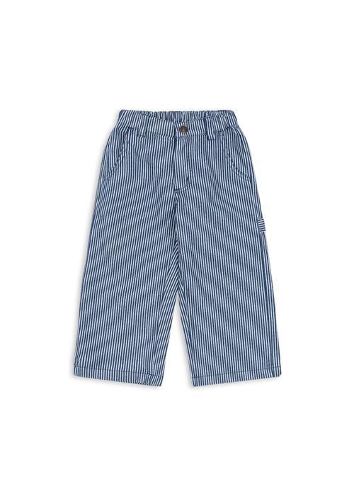 Konges Sløjd GOTS Luc Bukser Blue Stripe  Blue Stripe 6 Y    6 år  Drenge