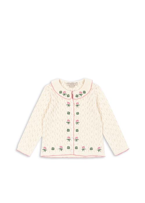 Konges Sløjd Rosier Cardigan Off White  Off White 9 months    9 måneder  Piger