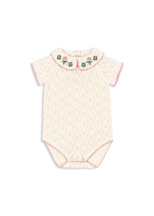 Konges Sløjd Rosier Romper Off White  Off White 12 months    12 måneder  Piger