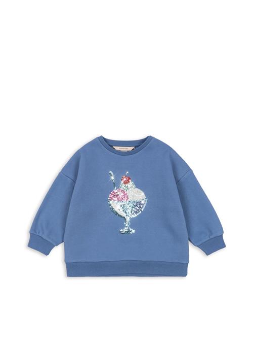 Konges Sløjd Loumilla Sweatshirt Colony Blue  Colony Blue 18 months  Blå  18 måneder  Piger