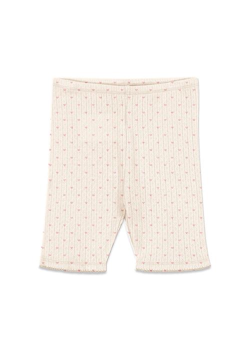 Konges Sløjd GOTS Minnie Korte Leggings Minnie Coeur  Minnie Coeur 5-6 Y  Hvid  5-6 år  Piger