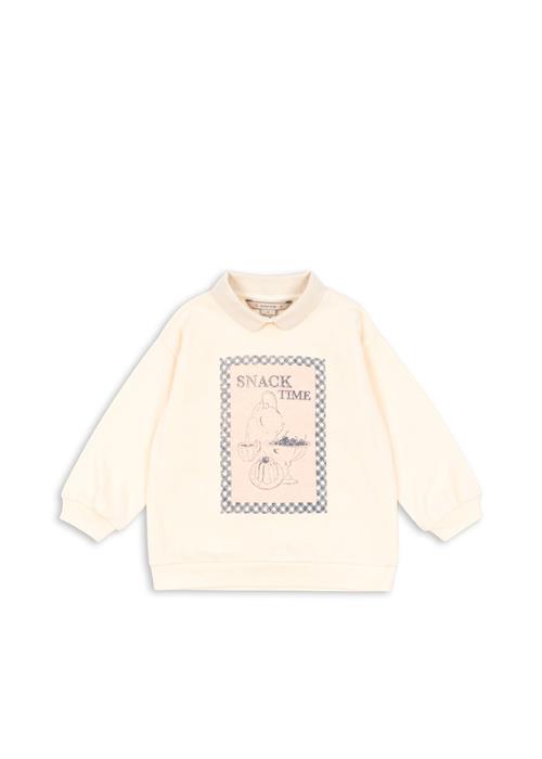 Konges Sløjd GOTS Spotty Polo Buttercream  Buttercream 7-8 Y  Creme  7-8 år  Piger