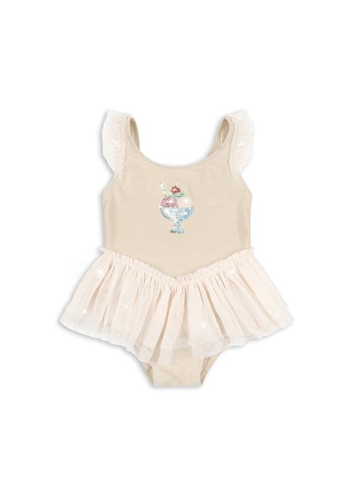 Konges Sløjd Amandine Badedragt Rosewater  Rosewater 4 Y  Creme  4 år  Piger
