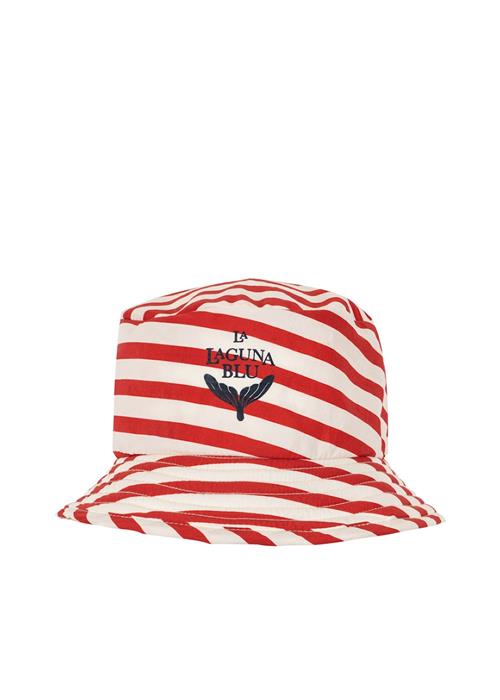 Konges Sløjd Asnou Bucket Hat Stripe Rouge  Stripe Rouge 12-18 months  Rød  12-18 måneder  Drenge