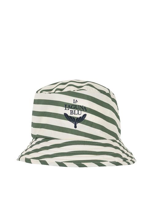 Konges Sløjd Asnou Bucket Hat Stripe Verti  Stripe Verti 12-18 months  Grøn  12-18 måneder  Drenge