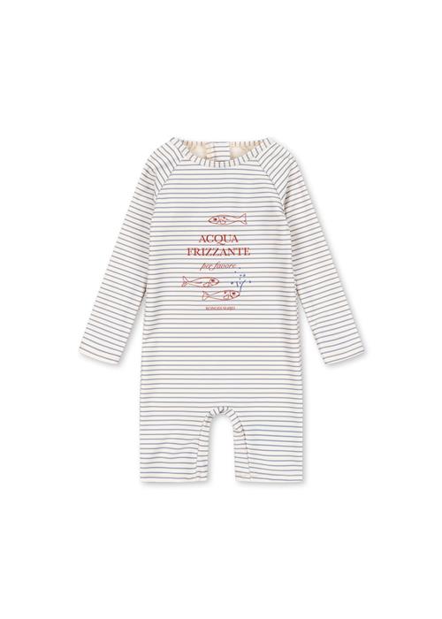 Konges Sløjd Aster Badedragt Stripe Bluie  Stripe Bluie 3 Y  Blå  3 år  Drenge