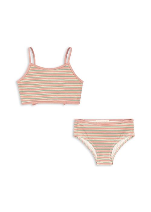 Konges Sløjd Bowwow Bikini Blush Stripe  Blush Stripe 4 Y  Lyserød  4 år  Piger