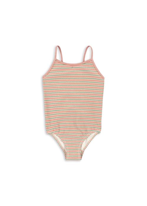 Konges Sløjd Bowwow Badedragt Blush Stripe  Blush Stripe 2 Y  Lyserød  2 år  Piger