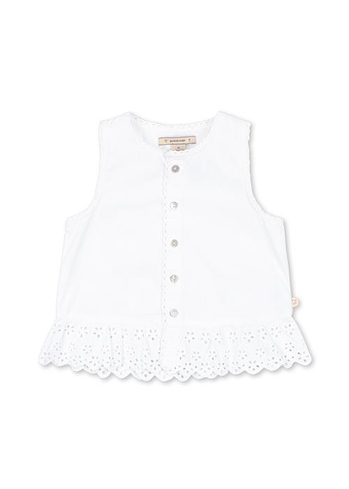 Konges Sløjd GOTS Evelina Til Toppen Bright White  Bright White 2 Y  Hvid  2 år  Piger