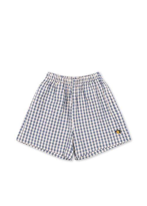 Konges Sløjd GOTS Kim Shorts Captains Check  Captains Check 2 Y  Blå  2 år  Drenge