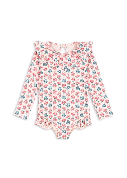 Konges Sløjd Manuca Langærmet Svømmebluse Lumina Rose  Lumina Rose 9 months  Hvid  9 måneder  Piger