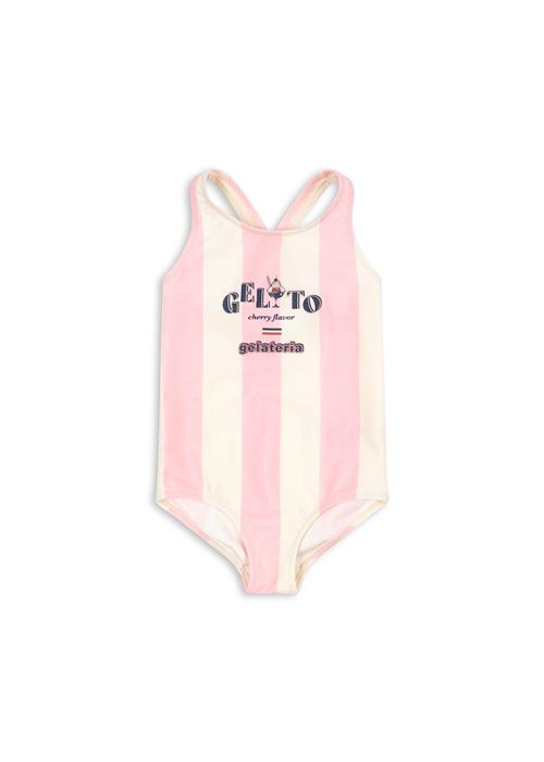 Konges Sløjd Pomia Badedragt Candy Rose Stripe  Candy Rose Stripe 3 Y  Lyserød  3 år  Piger