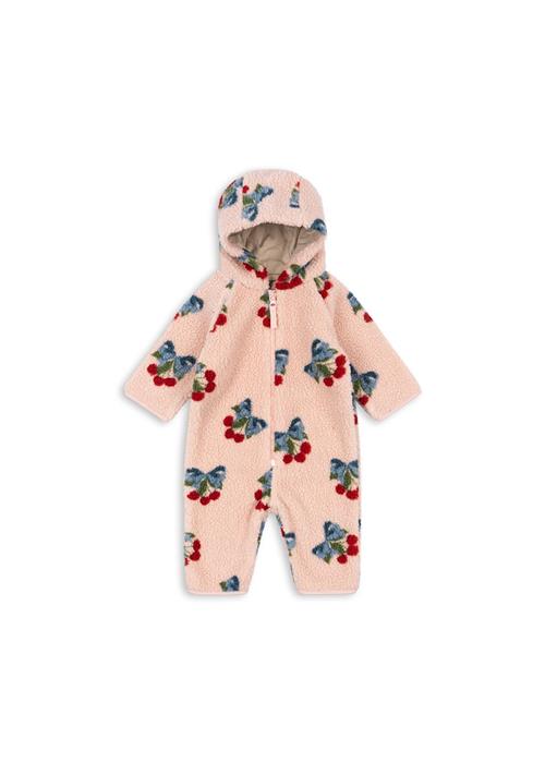 Konges Sløjd Jody Teddy-overtræksdragt Amarena Rose  Amarena Rose 18 months  Lyserød  18 måneder  Piger