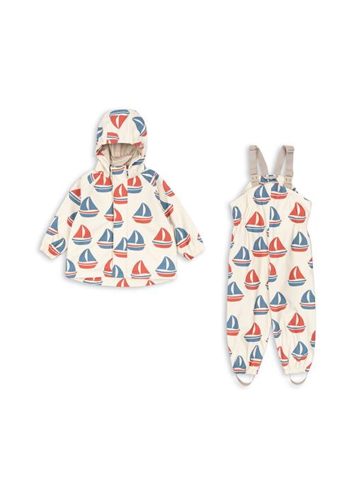 Konges Sløjd Rainy Palme Regnsæt Ahoy  Ahoy 6 Y  Hvid  6 år  Drenge