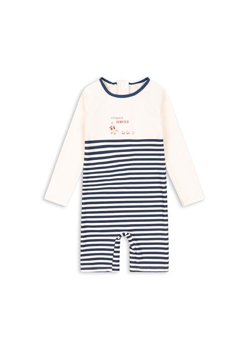 Konges Sløjd Aster Onesie Marin Stripe  Marin Stripe 3 Y  Blå  3 år  Drenge