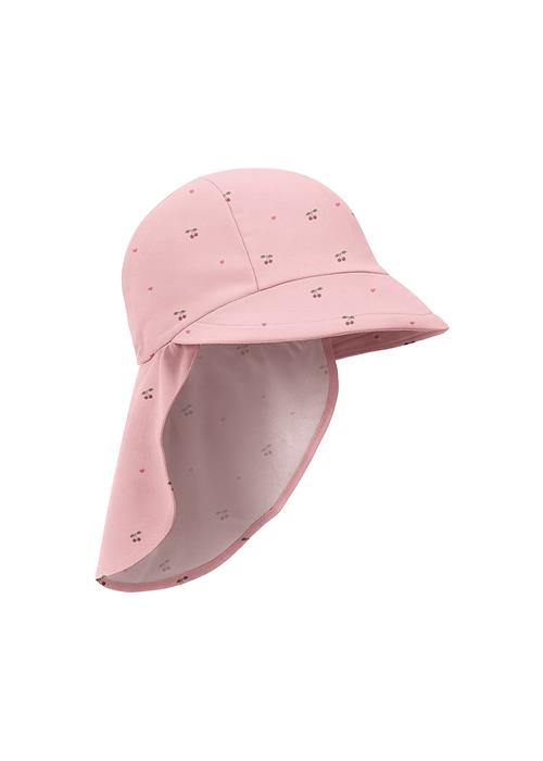 Konges Sløjd Merle Solhat Med Flæser Cherry Coeur Rose  Cherry Coeur Rose 3-6 months  Lyserød  3-6 måneder  Piger