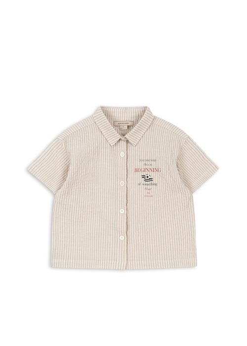 Konges Sløjd GOTS Elliot Skjorte Tradewinds Stripe  Tradewinds Stripe 2 Y    2 år  Drenge
