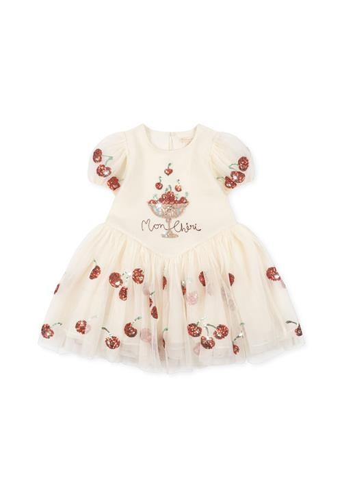 Konges Sløjd Heartlily Kjole Mon Cheri Sequin  Mon Cheri Sequin 3 Y  Hvid  3 år  Piger
