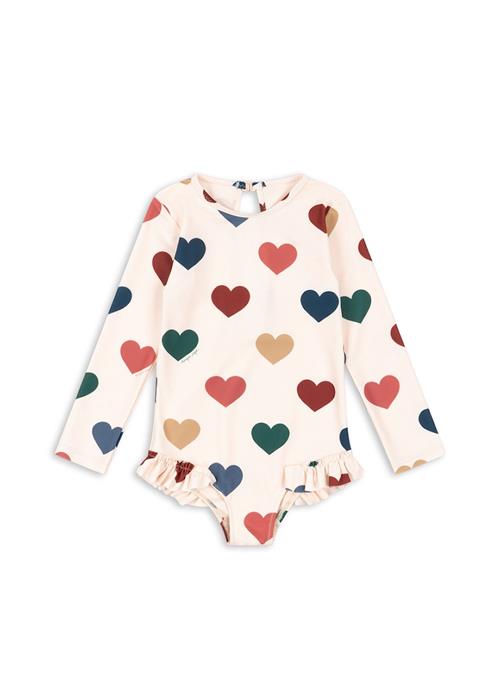 Konges Sløjd Manuca Badedragt Bon Coeur Coloré  Bon Coeur Coloré 4 Y  Hvid  4 år  Piger