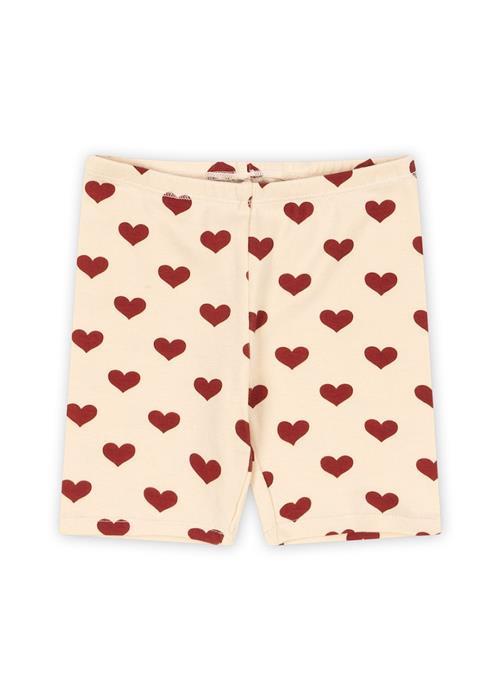 Konges Sløjd GOTS Basic Korte Leggings Amour Rouge  Amour Rouge 4 Y  Hvid  4 år  Piger