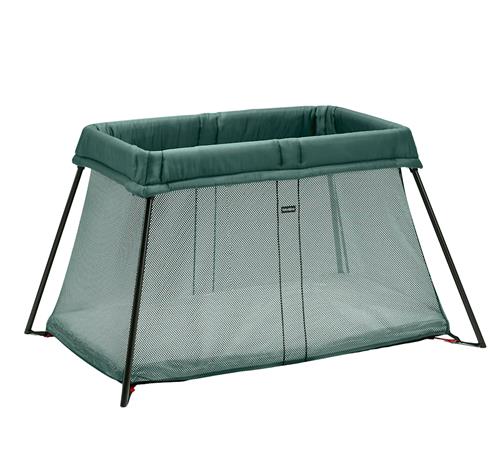 BabyBjörn Travel Crib Light Med Lagen Dark Green  Dark Green- OS  Grøn  One Size  Drenge, Piger