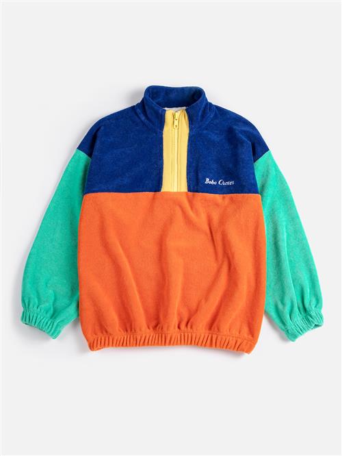 Bobo Choses Bobo Choses Color Block Sweatshirt Multicolor  Multicolor 6-7 Y  Orange.  6-7 år  Drenge