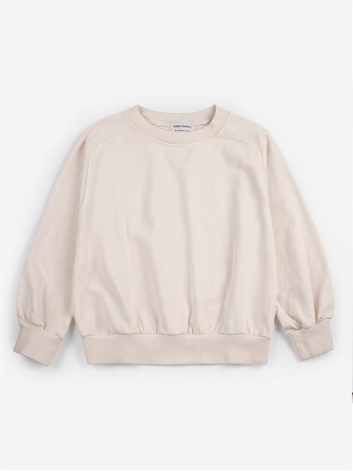 Bobo Choses Bobo Choses By Hand Raglan Sweatshirt Offwhite  Offwhite 6-7 Y  Hvid  6-7 år  Drenge