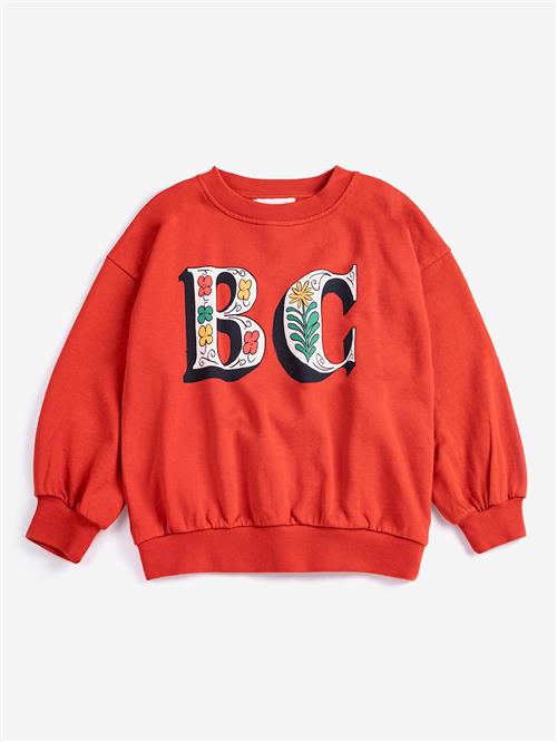 Bobo Choses Spring Letters Sweartshirt Red  Red 8-9 Y  Rød  8-9 år  Drenge