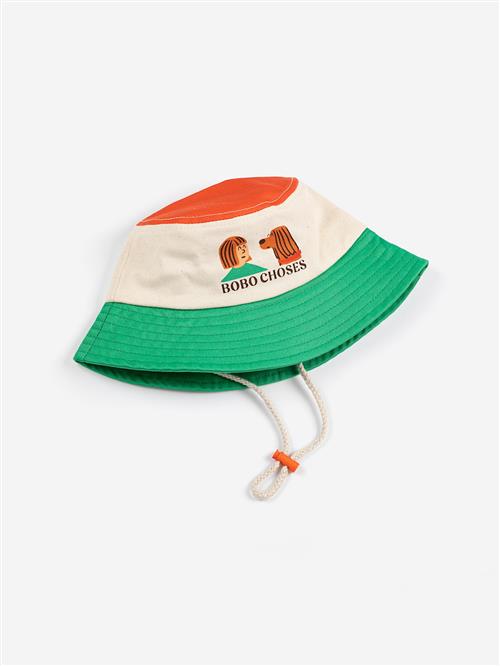 Bobo Choses Friends In A Pickle Bucket Hat Multicolor  Multicolor 50 cm  Creme  50 cm  Drenge, Piger
