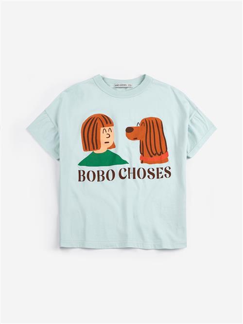 Bobo Choses Friends In A Pickle T-shirt Light Blue  Light Blue 6-7 Y  Blå  6-7 år  Drenge
