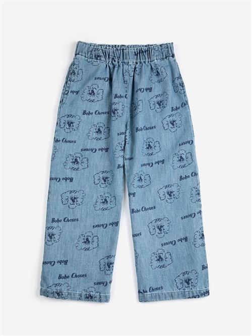 Bobo Choses Pickles The Dog All Over Denim-bukser Prussian Blue  Prussian Blue 4-5 Y  Blå  4-5 år  Drenge