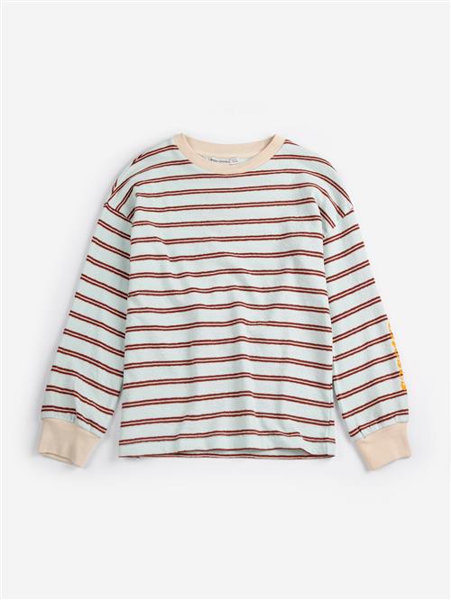 Bobo Choses Bobo Choses Stripes Langærmet T-shirt Light Blue  Light Blue 8-9 Y  Blå  8-9 år  Drenge